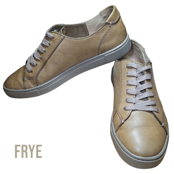 Frye Gemma Low Lace Leather Sneaker - Picture 2 of 10